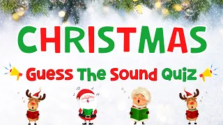 Christmas Guess The Sound Quiz| Christmas Games | 4K