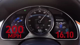 Bugatti chiron acceleration 0 350 km h