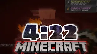 First Minecraft Java SSG Speedrun 1.17.1 4:22