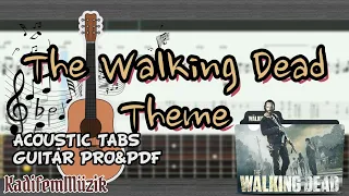 The Walking Dead Theme Easy Fingerstyle Guitar Tutorial Tabs