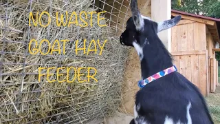NO WASTE Goat Hay Feeder