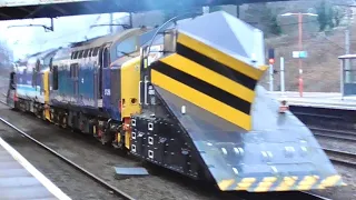 37425 & 37422 With SNOWPLOUGHS And Class 47s At Carlisle & Lancaster! (37425s FINAL RUN?) | 20/1/24.