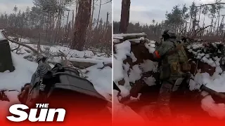 Russia fighters share video of close fighting on frontline in Ukraine