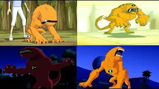 Ben 10: All Wildmutt/Wildpup/Dog-Nabbit Transformations (Updated)