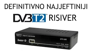 BEAR DTV-202 - DVB-T2 risiver za samo 1000 dinara - PCStv