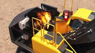 Reacton Heavy How It Works: Plant Excavator Single Agent Automatic Fire Suppression System