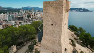 Benidorm desde la Torre de Aguiló (Villajoyosa)