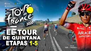 TOUR DE FRANCE 2020 El Tour de Nairo Quintana #1- #5 VR_JUEGOS