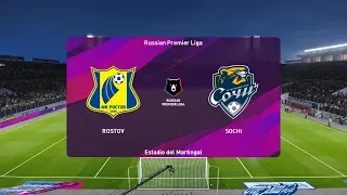 PES 2020 | Rostov vs Sochi - Russia Premier League | 26 October 2019 | Full Gameplay HD