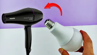 DIY HairDryar | How to Make Hair Dryer with Lamp at Home