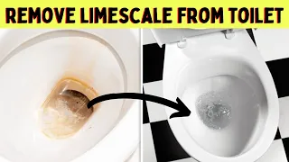 3 ways to clean brown stubborn stains and limescale from toilet bowl