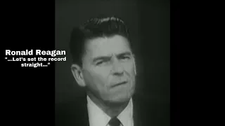 Ronald Reagan: Let's Set the Record Straight (1964) | Powerful Speech on Conservatism