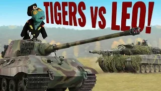 How many Tiger II tanks does it take to defeat a Leopard II?