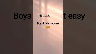 Boys life is not easy 🥺 | boys life status | boys life quotes | #boyquotes #life #quotes #shortvideo