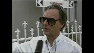 1988 F1 Australian GP - Bernie Ecclestone sold Brabham team to Walter Brun