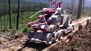 America VS Australia Log Trucks