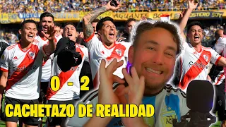 BOCA 0 RIVER 2 || REACCIONES DE HINCHA || COPA DE LA LIGA 2023