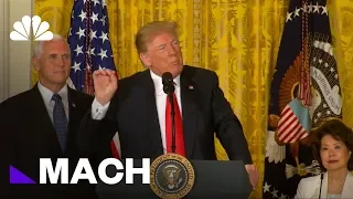 “Space Force” To Become First New American Military Branch In 71 Years | Mach | NBC News