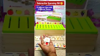 Knowledge Classification Box #knowledgeclassificationbox #montessorigamesforkids #montessoriathome