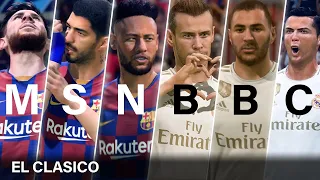 MSN vs. BBC - (Messi, Suarez, Neymar vs. Bale, Benzema, Cristiano Ronaldo - El Clasico) | 4K 60FPS