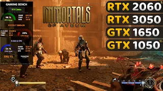 Immortals Of Aveum : RTX 2060 Super | RTX 3050 | GTX 1650 | GTX 1050 Ti