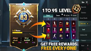 Get Free Rewards Free everyone | 8 Mythic Emblem For Free | get free Material | PUBGM