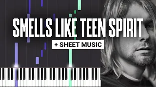 Smells Like Teen Spirit - Nirvana - Piano Tutorial - Sheet Music & MIDI