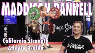 Meet Maddison Pannell | California Strength Athlete Profile