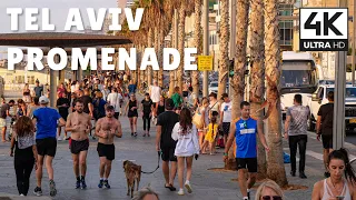 Tel Aviv Promenade | 4K UHD Relaxing Virtual Walk