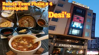 Bahria Town Ka Desi's Restaurant | Beautiful Bahria Town Rawalpindi | Talha AR Vlogs