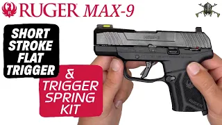 M*CARBO Ruger MAX-9 Short Stroke Flat Trigger & Trigger Spring Kit - Ruger MAX-9 Disassembly