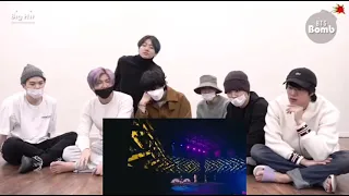 bts reaction to blackpink (fancam) kiss  and make up
