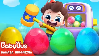 Telur Kejutan Kebahagiaan🎁| Pelajari Warna | Lagu Anak-anak | Ayo ! Neo 🌟| BabyBus Bahasa Indonesia
