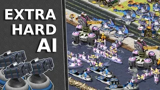 Red Alert 2 - Extra Hard AI - 2 vs 6 + Superweapons