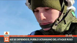 Ucrania: civiles se unen al Ejército tras decretarse movilización general