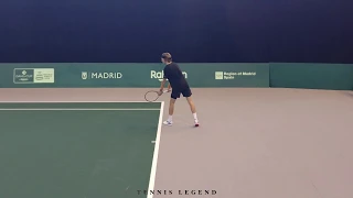Andrey Rublev destroys every ball (Huge intensity practice - Davis Cup Finals 2019)