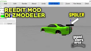 CARA REEDIT MOD DFF DAN MENAMBAH SPOILER || GTA SA / SAMP || ANDROID