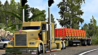 ATS 1.46 Kenworth W900 Mod | Mapa Mexico  American truck simulator