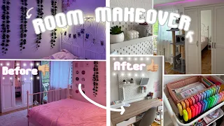 room makeover | “haul,shopping,cleaning” | переделка комнаты | Pinterest room |🎀