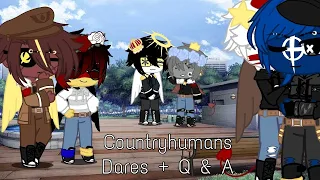 Countryhumans Dares + Q & A | 4 YEARS ON YOUTUBE TODAY! WOOHOO!! :D |