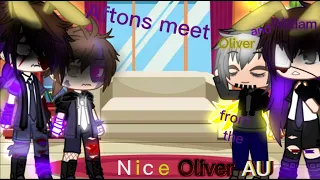 Aftons meet Oliver and William from the Nice Oliver AU| FNAF| Aftons| My AU