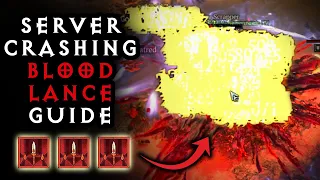 Server Nuking Blood Lance Build Guide | Necromancer 90+ Nightmare Dungeons | Diablo 4