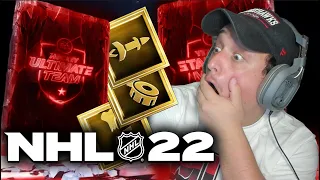 INSANE START TO MY NHL 22 HOCKEY ULTIMATE TEAM