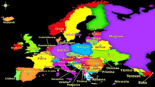 EUROPEAN COUNTRIES AND CAPITALS (English edition)