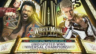 WWE 1 April 2023 Highlights - Roman Reigns vs Cody Rhodes Undisputed WWE Universal Champion Match