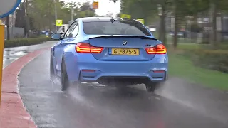 Sportcars Accelerating in Rain! BMW M4, M2 TTE740+, X6M Competition, S63 AMG, Urus, ABT RS4+, M140i