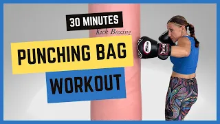 30 Minute Punching Bag Workout For A Total Body Workout!