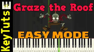 Graze the Roof [Plants vs Zombies] - Easy Mode [Piano Tutorial] (Synthesia)