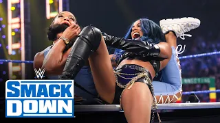 Sasha Banks, Carmella and Zelina Vega attack Bianca Belair: SmackDown, Aug. 13, 2021