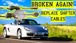 Fixing Broken Shifter Cables on My 987 Boxster S!